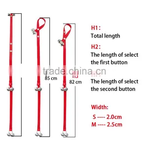Dog Training Potty Door Bells Adjustable Dog House Potty Training Doorbells thumbnail-2