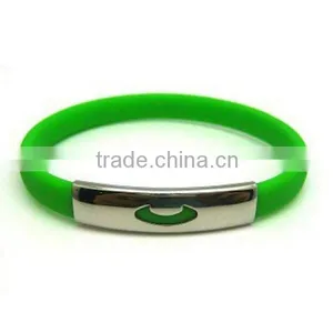 Personalized Printed Silicone Bracelet for Promotional Gift thumbnail-4