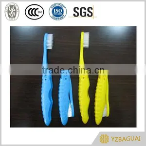 New Design Colorful Foldable Toothbrush for Hotel thumbnail-1