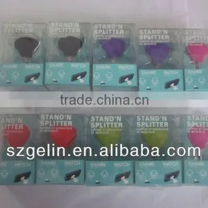 Promotional Gift 2 Ways Earphone Spliter Music Spliter thumbnail-1