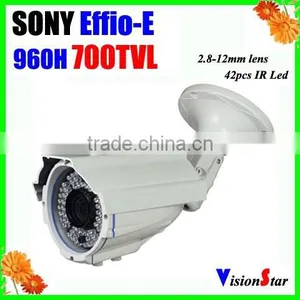 1/3" Sony Bullet Camera 700tvl With 2.8-12mm Varifocal Lens 42pcs Leds IR Waterproof Camera Vision Star thumbnail-1