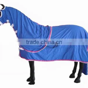 Blue Polycotton Horse Show Set Rug thumbnail-1