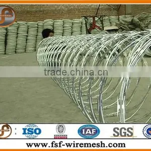Security Fencing Razor Barbed Wire/razor Combat Wire/safety Razor Wire(ISO9001:2008 thumbnail-5