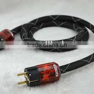 AudioCrast HI-End HiFi Power Cord Cable Schuko Plug thumbnail-1
