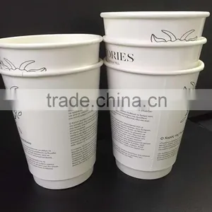 Hot Drinking Disposable Double Wall Paper Coffee Cup thumbnail-6