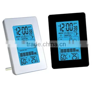 Large Screen Digital Weather Station With Weather Forecast Clock thumbnail-1