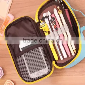 Korea Style Candy Colors Large Volume Pencil Case With Handle thumbnail-6