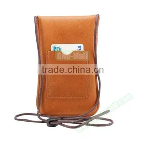 Wholesale Ladies Fashion Bags Style Cow Leather Wallet Case for 5.7 Inch Smartphone thumbnail-2