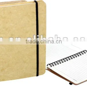 Spiral Notebook With Elastic Band White Paper thumbnail-1