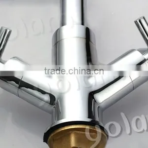 YL802811 New Design Single Handle Brass Kitchen Mixer thumbnail-3