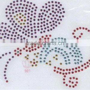 New Wing Rhinestone Transfer Design ,rhinestone Hot Fix Motifs thumbnail-2