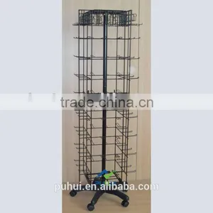 Four Faces Metal Rotating Peg Display Rack thumbnail-1