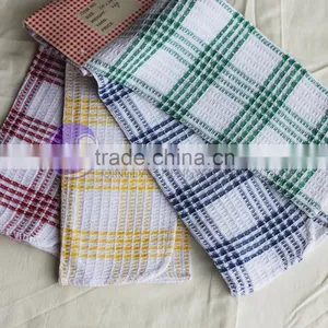 Cheap Wholesale 100% Cotton Waffle Kitchen Towels thumbnail-3