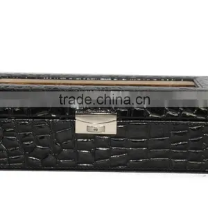 Customized Faux Leather Watch Box/Plastic Watch Case for 5 Watches thumbnail-2