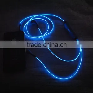 New Design EL GLow Earphone Earphone Latest Style Sound Active Earphone Glow With the Music EL Earphone thumbnail-1