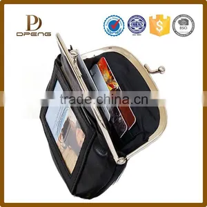Customized pu Leather Squeeze Coin Purse Zipper Coin Purse Leather thumbnail-3