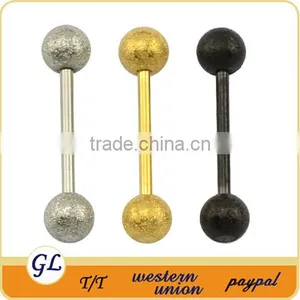 Fashion Stainless Steel Piercing Jewelry Custom Tongue Rings thumbnail-1