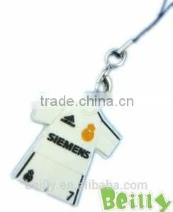 Lovely 3D Carton Embossed Logo Design Plastic Silicone Keychain thumbnail-5