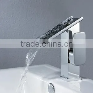 Water-mount Brass High Quality Chrome Basin Faucet thumbnail-5
