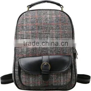 Hot Sale High Quality Coffee Vintage Travel Canvas Backpack thumbnail-1
