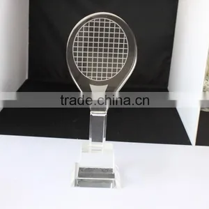 Nice Unique Design Tennis Crystal Trophy and Awards thumbnail-6
