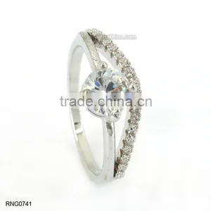 New Five-pointed Star Copper Zircon Diamond Ring For Girls thumbnail-4