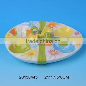 Ceramic Chicken Egg Holder Plate thumbnail-6