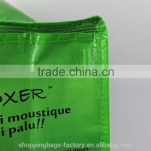 Promo Polypropylene Laminated PP Woven Shopping Bag With Zipper thumbnail-6
