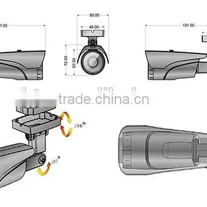 Cheap hd 720p Outdoor P2p Onvif Bullet Cctv ip Camera thumbnail-5