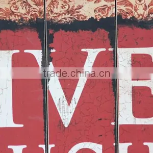 Vintage Wooden Wall Painting Hanging Decor thumbnail-2