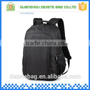 2016 New Design Large Capacity Waterproof Polyester Black Backpack Travel thumbnail-3