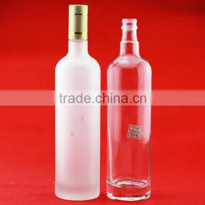 Custom Design Mongolian Vodka Bottle High Quality Spirit Bottle Wholesale Glass Bottles thumbnail-2