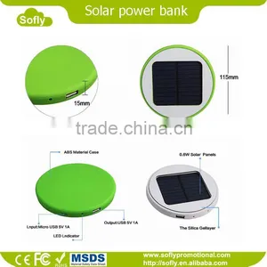 2016 New Fashion Portable Travel Charger Universal Solar Power Bank 5200mah thumbnail-3