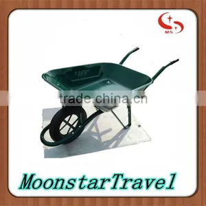 Galvanized Bucket Wheel Barrow WB6400 Log Carrier Wheel Barrow thumbnail-1