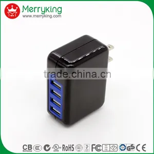 Packed in Double Blister 5voltage 2a 2.1a Usb Wall Charger With 150cm Cable thumbnail-1