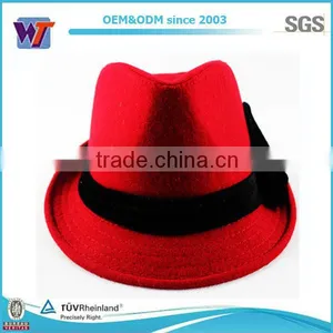 Elegant Wool Felt Fedora Hat Wholesale for Lady China Supplier thumbnail-1