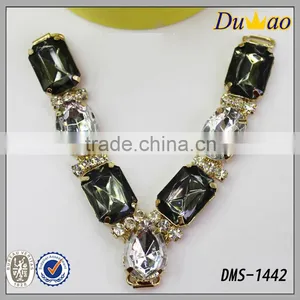 Fashion Crystal Rhinestones Glass Stones Woman Shoe Heel Accessories for Shoe thumbnail-2