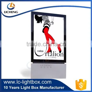 Wall Sign Board Advertising Light Box With Key Open thumbnail-1