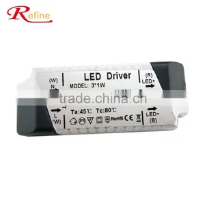 Plastic 2016 NEW LED Panel Light 85-265V 200-220lm Led Panel Light 3w thumbnail-4