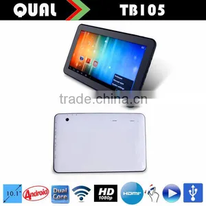 10.1 Inch OEM/ODM Allwinner A20 Dual Core Best Tablet 1.5ghz With Hdmi Full 1080P 0.3MP/0.3MP Android 4.2 thumbnail-1