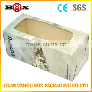 Made in China Rectangle Display Cardboard Pvc Window Box thumbnail-3