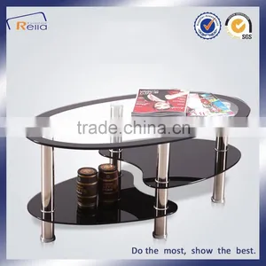 Modern Unique Tempered Glass Coffee Tables/Living Room Tea Table thumbnail-4