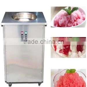 35cm Pan Double Round Pans Fry Ice Cream Machine/rolled Fry Ice Cream Maker thumbnail-1