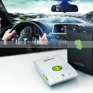 Super Slim Sun Visor Handsfree Bluetooth 4.0 Car Kit thumbnail-1