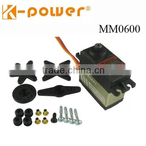 K-power MM0600 DC Motor Aluminium Case Analog Waterproof Servo thumbnail-1