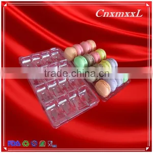 16 Pcs Macarons Plastic Box thumbnail-1
