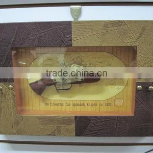 Two Guns Framed Art for Living Room thumbnail-1