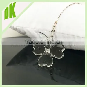 ### New ## Personalized Any Name Necklace, Pendant, Charm, Baby Size, Children, Clover Glass Flower Pendants Charms thumbnail-1