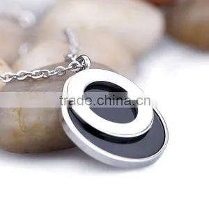 Stainless Steel Enamel Semi Pendant Jewelry thumbnail-1