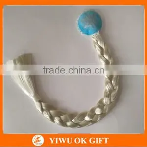 Princess Elsa Anna Hair Accessories Queen Crown&Long Braid With Magic Wand For Sale thumbnail-3